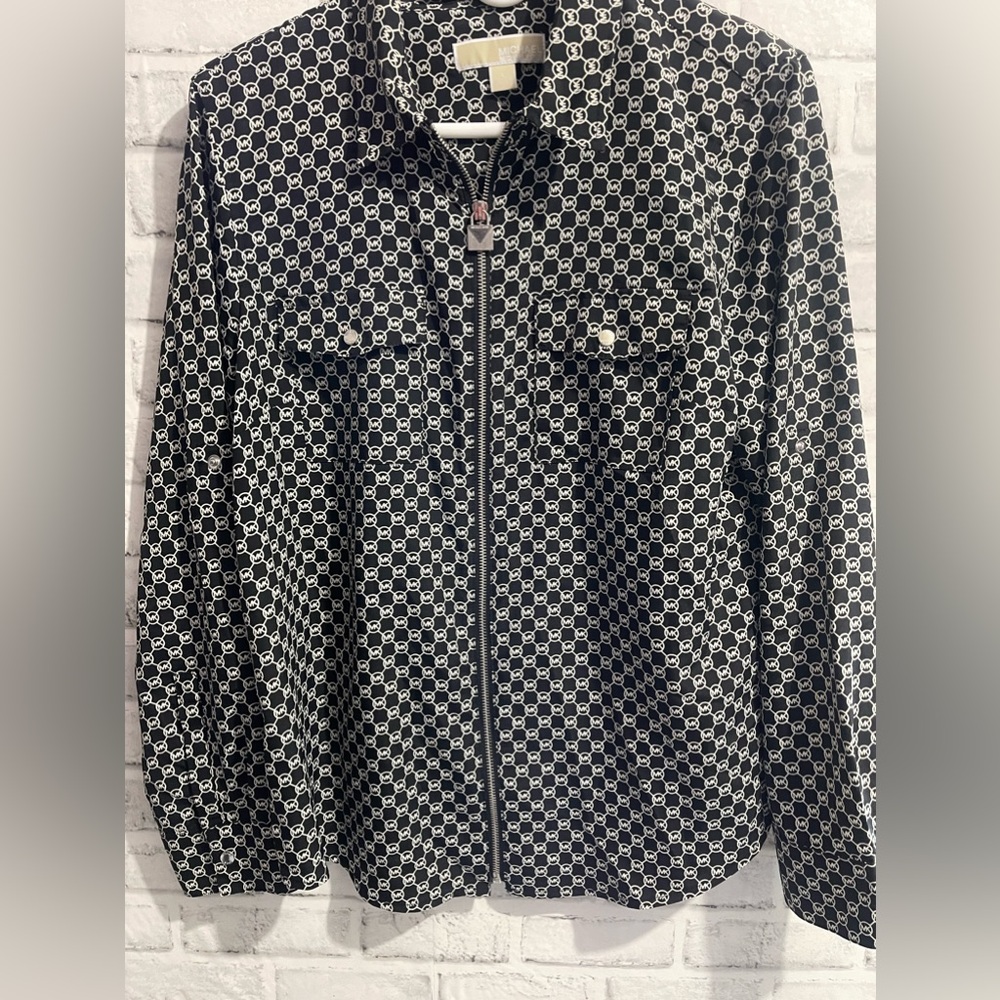 Micheal Kors Zipper Blouse